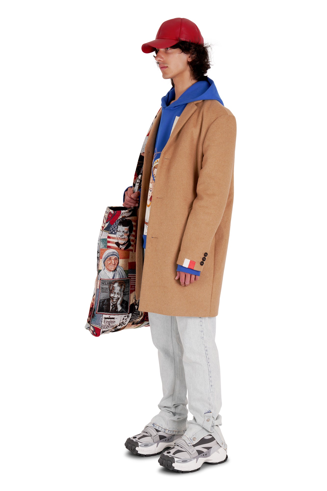 DR LLAVELLE TAILORED KNITTED COAT