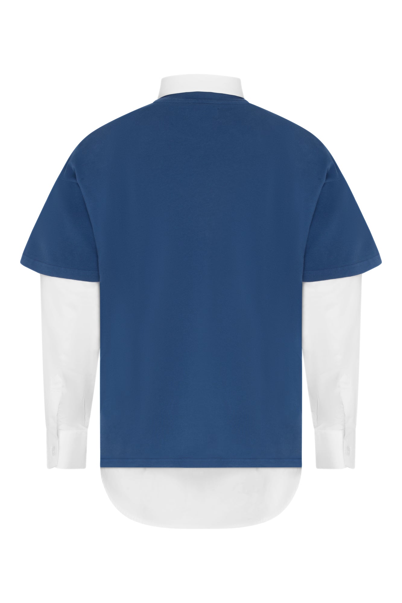 DR LLAVELLE LAYERED BLUE T-SHIRT