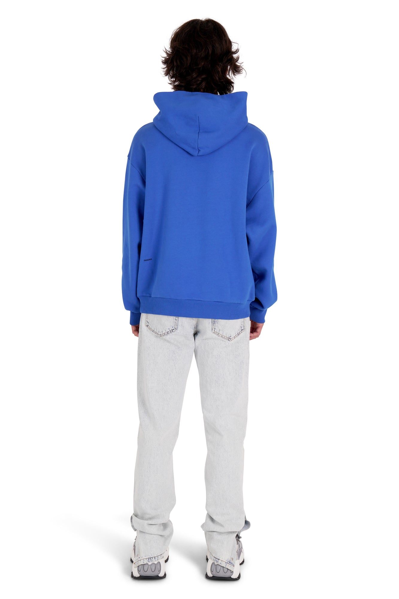 DR LLAVELLE BLUE EMBROIDERED HOODIE